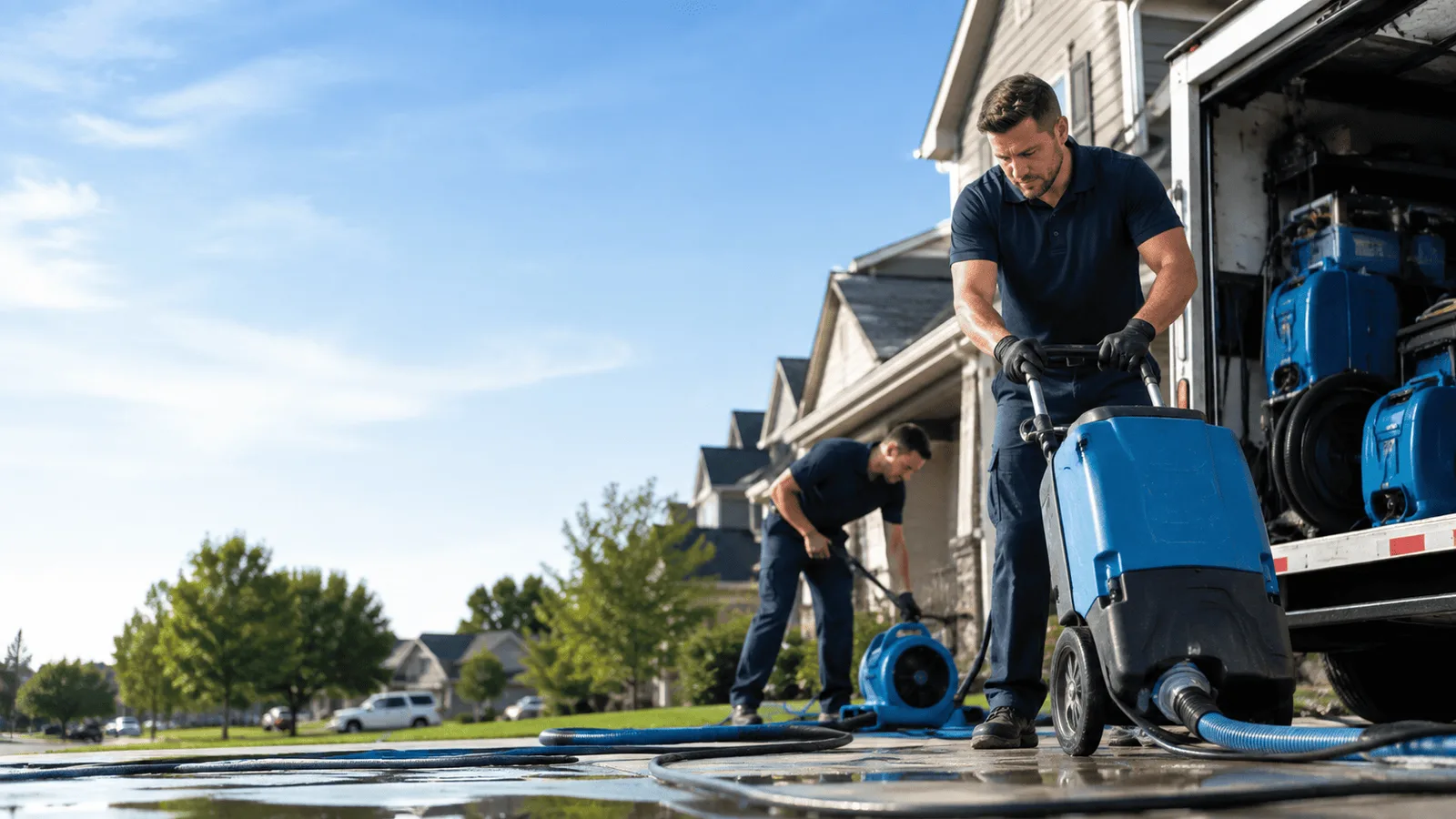 Dehumidification being performed in Little Sioux, IA